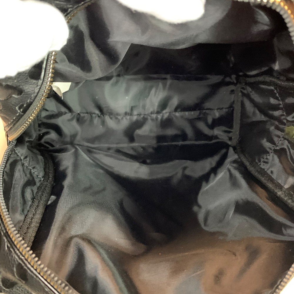 Betsey Johnson Black on Black Large Capacity Make Up / Travel Storage Bag! - Picture 8 of 9